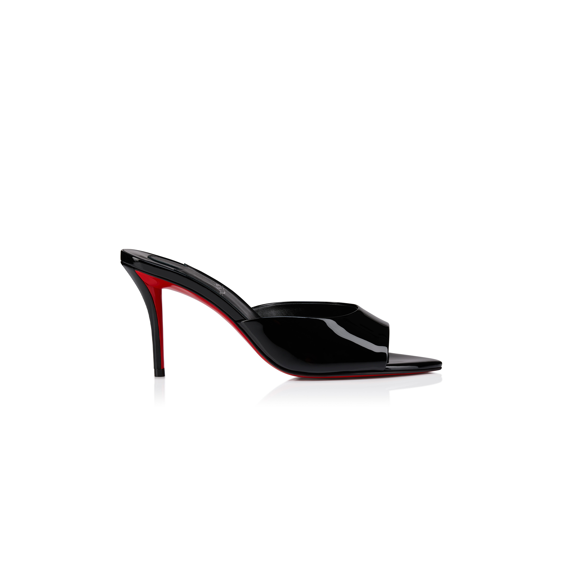 Chr1st1an louboutin miss z mule80 mm mules patent calf leather black women 1250997b439